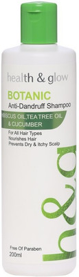 HEALTH AND GLOW BOTANIC SHAMPOO ANTI DANDRUFF TH&C 200ML(200 ml)