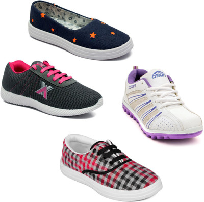 Asian Women Casual & Running Shoes Combo Pack of 4 Walking Shoes For Women(Multicolor
Asian Women Casual & Running Shoes Combo Pack of 4 Walking Shoes For Women(Multicolor