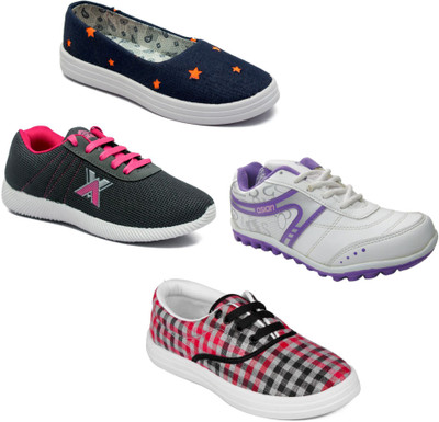 Asian Women Casual & Running Shoes Combo Pack of 4 Walking Shoes For Women(Multicolor
Asian Women Casual & Running Shoes Combo Pack of 4 Walking Shoes For Women(Multicolor