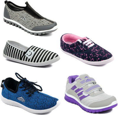 Asian Women Casual & Running Shoes Combo Pack of 5 Walking Shoes For Women(Multicolor
Asian Women Casual & Running Shoes Combo Pack of 5 Walking Shoes For Women(Multicolor