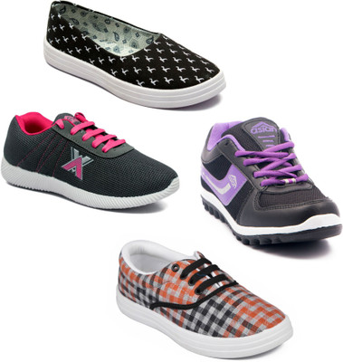 Asian Women Casual & Running Shoes Combo Pack of 4 Walking Shoes For Women(Multicolor
Asian Women Casual & Running Shoes Combo Pack of 4 Walking Shoes For Women(Multicolor