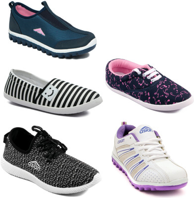 Asian Women Casual & Running Shoes Combo Pack of Walking Shoes For Women(Multicolor
Asian Women Casual & Running Shoes Combo Pack of Walking Shoes For Women(Multicolor
