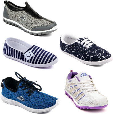 Asian Women Casual & Running Shoes Combo Pack of 5 Canvas Shoes For Women(Multicolor
Asian Women Casual & Running Shoes Combo Pack of 5 Canvas Shoes For Women(Multicolor