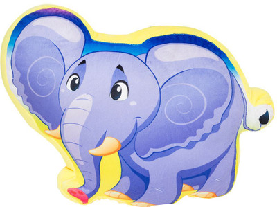 Miss & Chief Elephant Cushions - 31 cm(Black, Red)