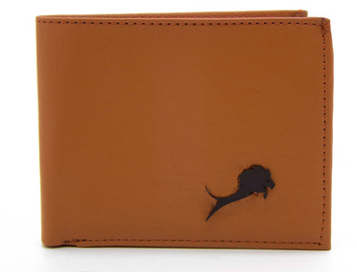 NIetz Men Tan Genuine Leather Wallet(5 Card Slots)