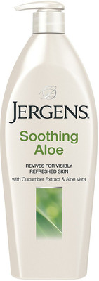 Jergens Soothing Aloe Refreshing Moisturizer-With unique HYDRALUCENCE blend of ingredients, cucumber extract and Aloe Vera, skin is visibly refreshed and deeply luminous(621 ml)
Jergens Soothing Aloe Refreshing Moisturizer-With unique HYDRALUCENCE blend of ingredients, cucumber extract and Aloe Vera, skin is visibly refreshed and deeply luminous(621 ml)