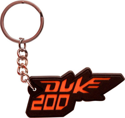 Pin to Pen Duke 200 KTM Rubber Keychain Key Chain