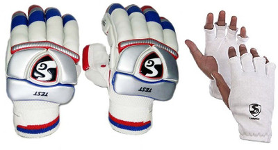 SG Combo of Two- One Pair of 'Test' Batting Gloves (Right Handed) and One Pair of 'Campus' Inner Gloves (Men's) (Color On Availability)- Cricket Kit
SG Combo of Two- One Pair of 'Test' Batting Gloves (Right Handed) and One Pair of 'Campus' Inner Gloves (Men's) (Color On Availability)- Cricket Kit