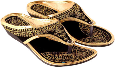 Rangmor Women Black Flats