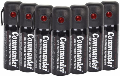 Commander Self Defense Women Safety upto 10 feet Range Dispensable Combo Pack 7 Pepper Stream Spray
Commander Self Defense Women Safety upto 10 feet Range Dispensable Combo Pack 7 Pepper Stream Spray