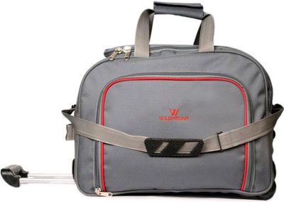 Wildmount Small Travel Duffel Trolly Bag Small Travel Bag(Grey)