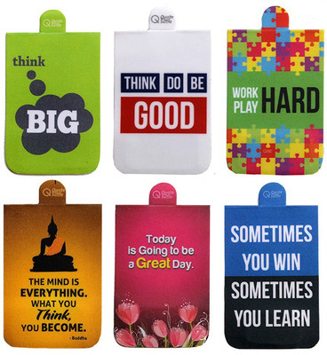QuoteSutra Positive Thinking Gift Combo | Best Gift for Book lovers | Set Of 6 Magnetic Bookmarks Bookmark(Quote, Multicolor)
QuoteSutra Positive Thinking Gift Combo | Best Gift for Book lovers | Set Of 6 Magnetic Bookmarks Bookmark(Quote, Multicolor)