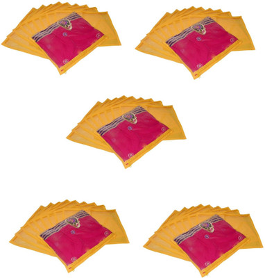 Addyz Plain Pack Of 60 Pieces Single Non woven Saree Cover Bags Packaging Storage Cloth Clear Plastic Zip Garment Cover(Yellow)
Addyz Plain Pack Of 60 Pieces Single Non woven Saree Cover Bags Packaging Storage Cloth Clear Plastic Zip Garment Cover(Yellow)
