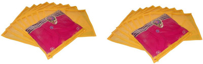 Addyz Plain Pack Of 24 Pieces Single Non woven Saree Cover Bags Packaging Storage Cloth Clear Plastic Zip Garment Cover(Yellow)
Addyz Plain Pack Of 24 Pieces Single Non woven Saree Cover Bags Packaging Storage Cloth Clear Plastic Zip Garment Cover(Yellow)