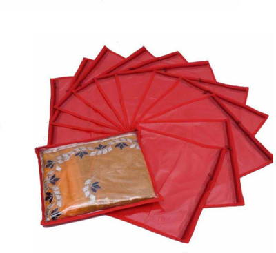 Addyz Plain Pack Of 12 Pieces Single Non woven Saree Cover Bags Packaging Storage Cloth Clear Plastic Zip Garment Cover(Red)
Addyz Plain Pack Of 12 Pieces Single Non woven Saree Cover Bags Packaging Storage Cloth Clear Plastic Zip Garment Cover(Red)