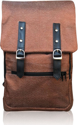 FOONTY 15 inch Laptop Backpack(Brown)
