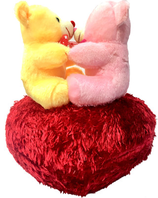 Marvelous Gifts heart with teddy couple - 32 cm(Red, Yellow, Pink), Pink;red;yellow
Marvelous Gifts heart with teddy couple - 32 cm(Red, Yellow, Pink), Pink;red;yellow