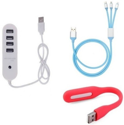 durReey Set of Multi connectivity USB Hub, 3 IN 1 lightning 8 Pin + ANDROID+ CType with Mini Flexible USB LED Light Lamp for Laptop Computer Keyboard Reading Notebook 3C93Y USB Hub, USB Cable, Led Light(Blue, White, Red)
durReey Set of Multi connectivity USB Hub, 3 IN 1 lightning 8 Pin + ANDROID+ CType with Mini Flexible USB LED Light Lamp for Laptop Computer Keyboard Reading Notebook 3C93Y USB Hub, USB Cable, Led Light(Blue, White, Red)