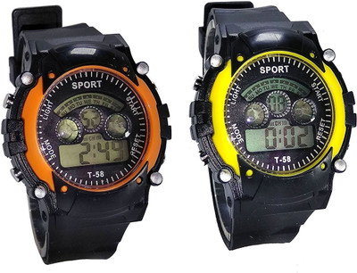 Zest4Kids - New Trendy Seven Lights with Seven Colours - Digital Cute Kids Multi colour watch - Children Good Return Gift -12913 Watch - For Boys & Girls
Zest4Kids - New Trendy Seven Lights with Seven Colours - Digital Cute Kids Multi colour watch - Children Good Return Gift -12913 Watch - For Boys & Girls