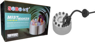 Sobo Mist Maker M-12L | With 12 Changeable Color LED Aquarium Fish Tank Landscaping Decorate Humidification Spraye | Water Aquarium Pump(259 cm)
Sobo Mist Maker M-12L | With 12 Changeable Color LED Aquarium Fish Tank Landscaping Decorate Humidification Spraye | Water Aquarium Pump(259 cm)