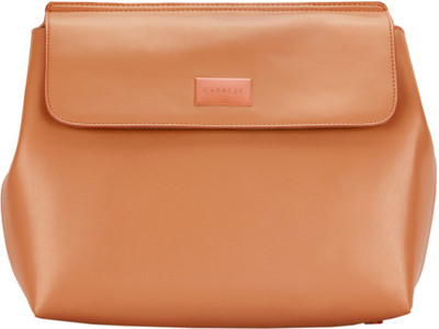 Caprese Trinity 4 L Backpack(Brown), Burnt orange