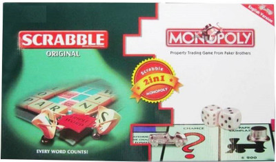 Civil B-Scrabble&Monooly2 In 1 Scrabble & Monopoly For 2 - 4 Players Board Game Board Game
Civil B-Scrabble&Monooly2 In 1 Scrabble & Monopoly For 2 - 4 Players Board Game Board Game