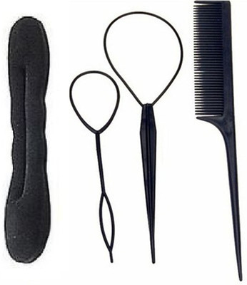Majik World Majik Wolrd Pony Tail Hair Accessories Kit For Woman(Set of 4)