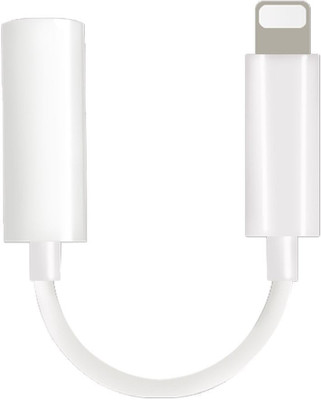 VibeX ™ NewK Iphone Lightning to 3.5mm Headphone Jack Adapter Headphone Adapter(White)