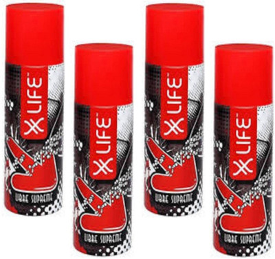 X LIFE deodorant Deodorant Spray - For Men(600 ml, Pack of 4)