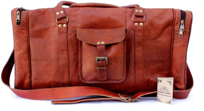 Handcrafted exports 18 inch/46 cm Travel Duffel Bag Travel Duffel Bag(Brown)
Handcrafted exports 18 inch/46 cm Travel Duffel Bag Travel Duffel Bag(Brown)