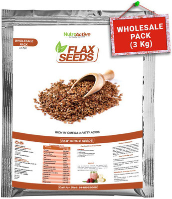NutroActive Brown Flax Seeds(3 kg)