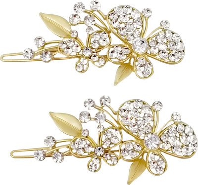 Evolution Hair Accessories Designer Butterfly Dimond, Wedding Party Hair Pin, Slider Lock Pin, for Women/Girls ( Pack of 2 ) Hair Pin(Multicolor)
Evolution Hair Accessories Designer Butterfly Dimond, Wedding Party Hair Pin, Slider Lock Pin, for Women/Girls ( Pack of 2 ) Hair Pin(Multicolor)