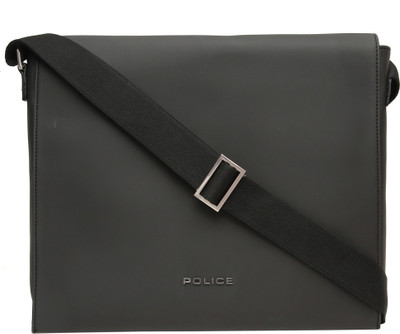 Police Messenger Bag(Black)