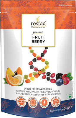 Rostaa Fruit Berry Fusion 200gm Assorted Fruit(200 g, Pouch)