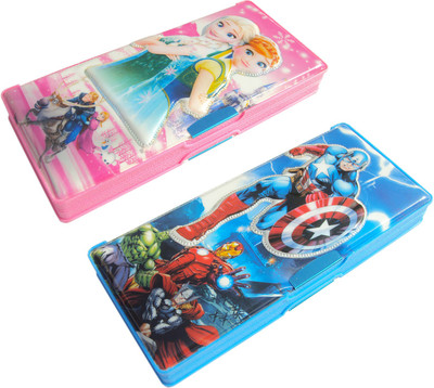 Aarvi Frozen & Avengers Cartoon Art Plastic Pencil Boxes(Set of 2, Multicolor)
Aarvi Frozen & Avengers Cartoon Art Plastic Pencil Boxes(Set of 2, Multicolor)