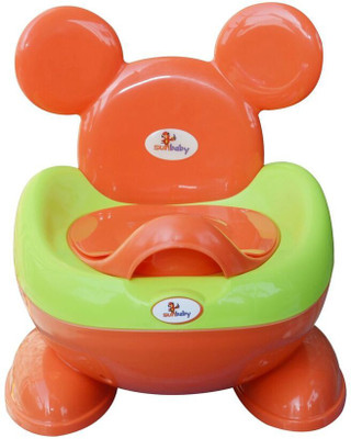 Sunbaby ROYALE POTTY TRAINER ORANGE Potty Box(Orange)