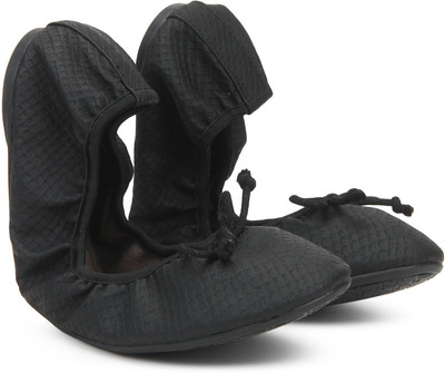 Carlton London CLL-2962 Ballerina For Women(Black, Blksnkpu