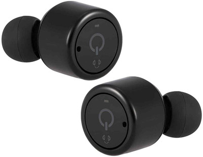 House of Quirk luetooth Headphone Stereo Bluetooth 4.2 Sport Headset Hands-free Smart Headphones(Wireless), Black