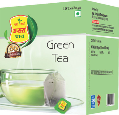 Apsara tea Combo Green Tea, 50 Tea Bags Honey, Lemon, Tulsi, Mint Green Tea Bags Box(50 Bags)