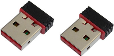 Etake Pack of 2 Wireless Mini Wi-fi Dongle Nano 2.4GHz 802.11N USB LAN Card (Black) USB Adapter(Black)
Etake Pack of 2 Wireless Mini Wi-fi Dongle Nano 2.4GHz 802.11N USB LAN Card (Black) USB Adapter(Black)
