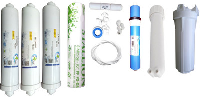Earth Ro System 1 Year RO service Kit with Inline set and earth100 gpd membrane Solid Filter Cartridge(0.01, Pack of 11)
Earth Ro System 1 Year RO service Kit with Inline set and earth100 gpd membrane Solid Filter Cartridge(0.01, Pack of 11)