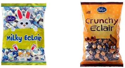 Oshon "MILKYECLAIR_500_POUCH & CRUNCHY_ECLAIR_500_POUCH " Vanilla Cream Toffee(Pack of 2)
Oshon "MILKYECLAIR_500_POUCH & CRUNCHY_ECLAIR_500_POUCH " Vanilla Cream Toffee(Pack of 2)