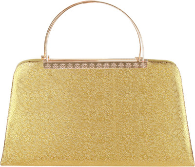 Upshot Casual Gold Clutch