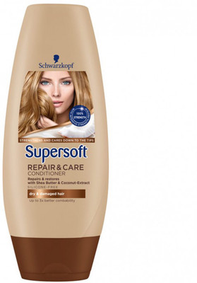 Schwarzkopf Supersoft Repair & Care Conditioner, dry & Damaged Hair - 250ml(250 ml)
Schwarzkopf Supersoft Repair & Care Conditioner, dry & Damaged Hair - 250ml(250 ml)