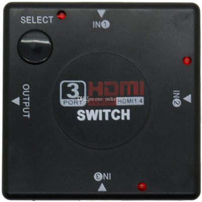 Laptrust 3 Port HDMI Splitter HDMI Switch Switcher for HDTV 1080P Vedio Lan Adapter(1.4 Mbps)
Laptrust 3 Port HDMI Splitter HDMI Switch Switcher for HDTV 1080P Vedio Lan Adapter(1.4 Mbps)