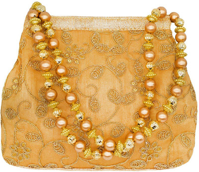 Bagaholics Ethnic Potli Bag Silk Clutch Batwa Pouch with Embroidery wedding gift for women Potli(Gold)
Bagaholics Ethnic Potli Bag Silk Clutch Batwa Pouch with Embroidery wedding gift for women Potli(Gold)