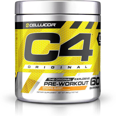 Cellucor C4 Original Pre-Workout (Orange Burst) 60 Serving Creatine(360 g, Orange Burst)
Cellucor C4 Original Pre-Workout (Orange Burst) 60 Serving Creatine(360 g, Orange Burst)