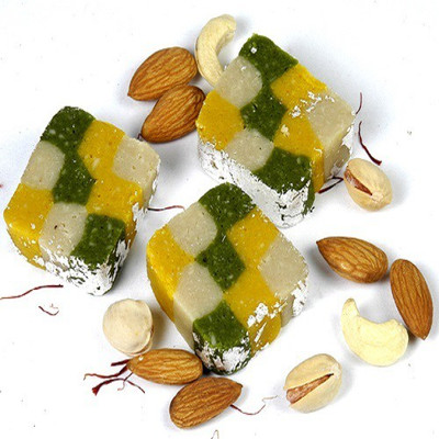 Ghasitaram Gifts Tirangi Squares Sugar Free(800 g, Box)