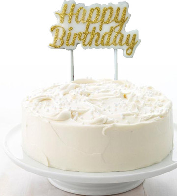 AMFIN Happy Birthday Candle / 1st Birthday Candle / Happy Birthday Candle For Birthday Theme Candle(White, Gold, Pack of 1), Gold;white
AMFIN Happy Birthday Candle / 1st Birthday Candle / Happy Birthday Candle For Birthday Theme Candle(White, Gold, Pack of 1), Gold;white