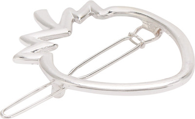 Fayon Weekend Casual Silver Apple Shape Single Hair Pin Hair Pin(Silver)